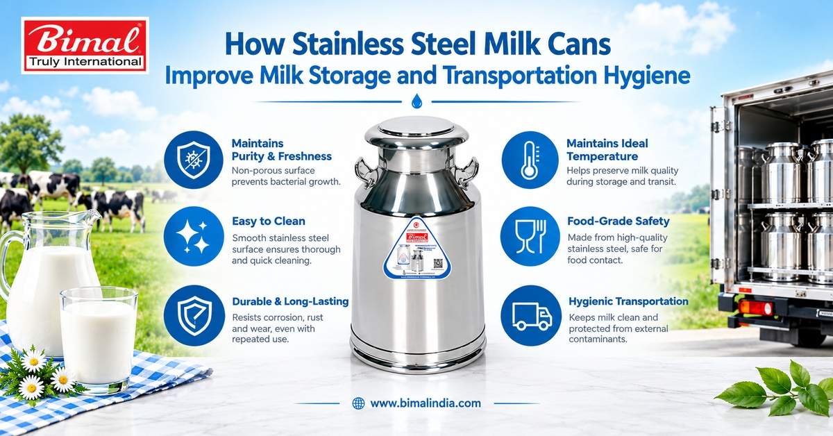 Steel milk cans